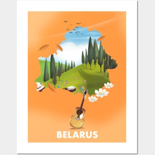 Belarus vintage travel poster Posters and Art